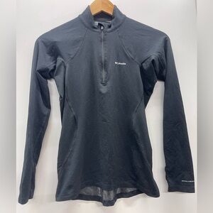 Columbia Black Half-Zip Performance Jacket